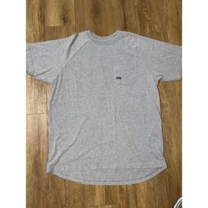 Ariat Rebar Gray Pocket T Shirt‎ Mens XL Extra Large Raglan Workwear